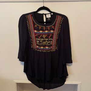 Anthropologie Unique Tunic Top